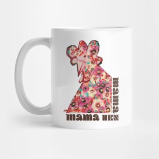 Mama hen- wild flowers Mug